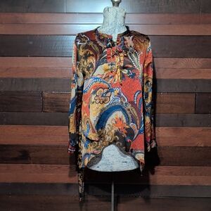 Chico's Multicolor Paisley Blouse